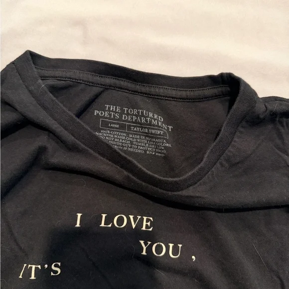 Taylor Swift TTPD Crop Top - Picture 2 of 2